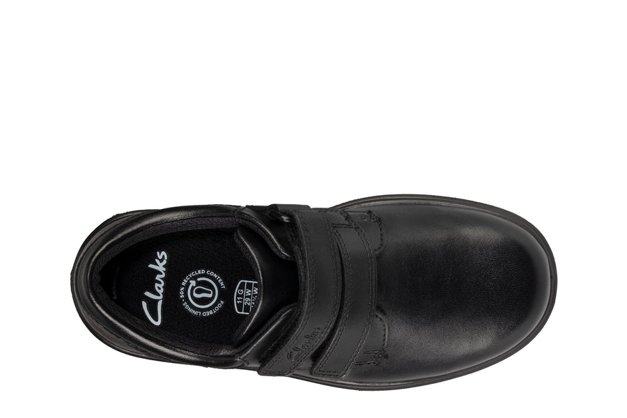 Clarks Remi Pace K Black Leather