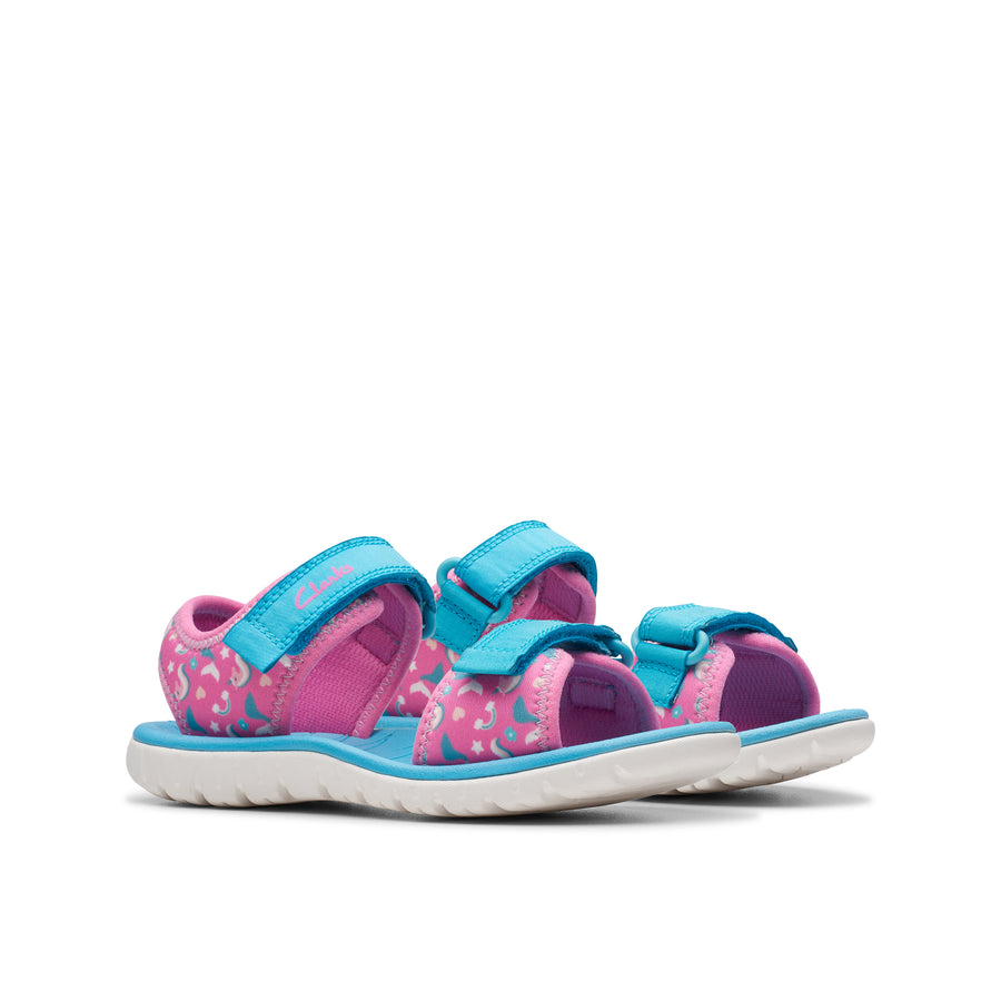 Clarks 26176689 Surfing Tide K. Hot Pink