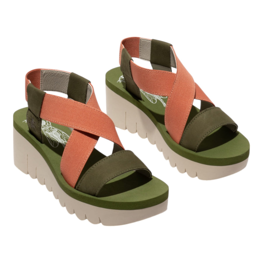 Fly P144922014 YABI922FLY Cupido Elastic Army Green/Tea Rose