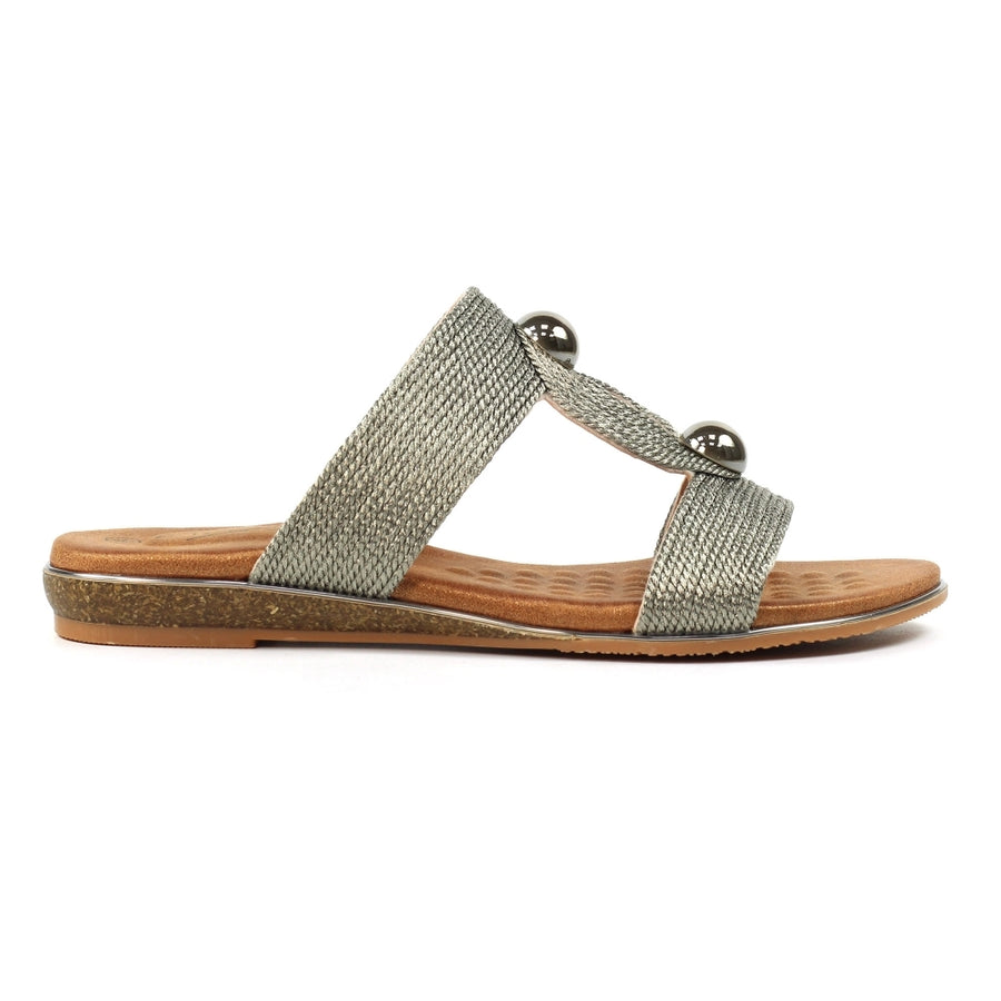 Lunar JLH510 PW Callow II Pewter Sandal