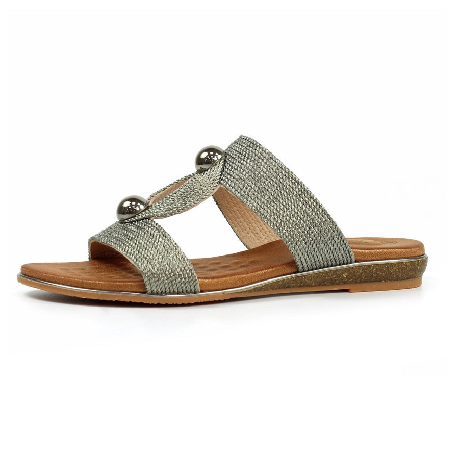 Lunar JLH510 PW Callow II Pewter Sandal