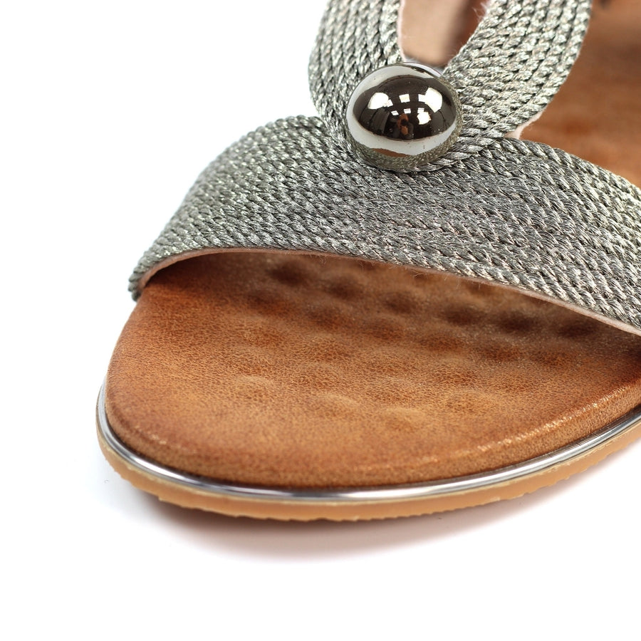 Lunar JLH510 PW Callow II Pewter Sandal