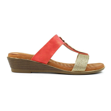 Lunar JLH434 CO Porto Coral Sandal