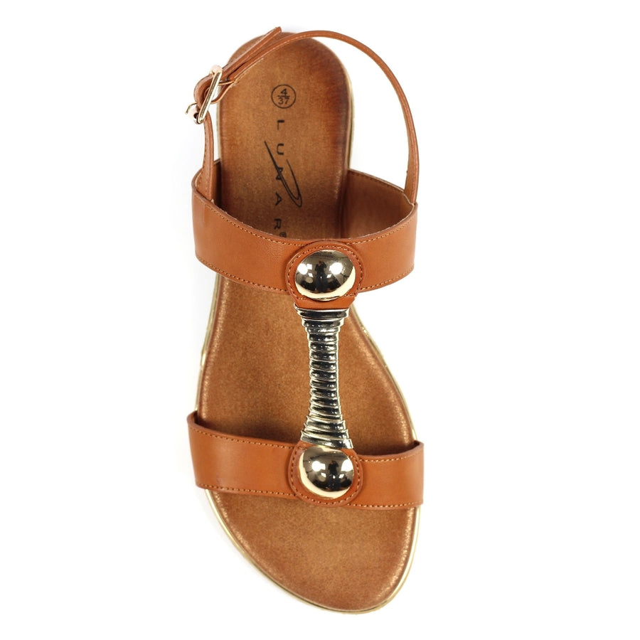 Lunar JLH276 TN Renoir Tan Sandal