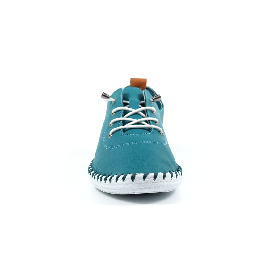 Lunar FLE030 TE - Lunar St Ives Teal Plimsoll