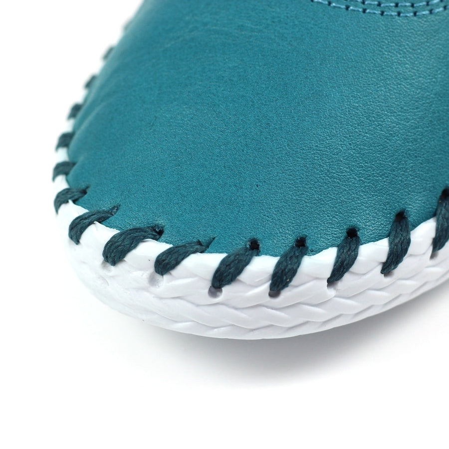 Lunar FLE030 TE - Lunar St Ives Teal Plimsoll