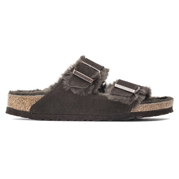 Birkenstock Arizona Shearling Brown Suede