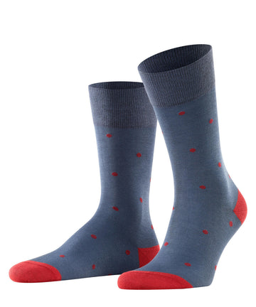 Falke 13269 6220 Dot Sock Blue/Red