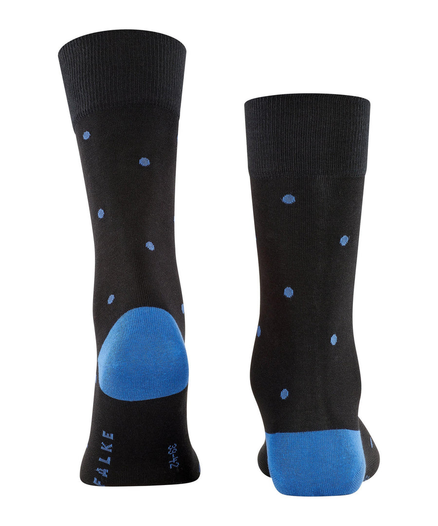 Falke Dot Sock 13269 3010 Black/Sapphire