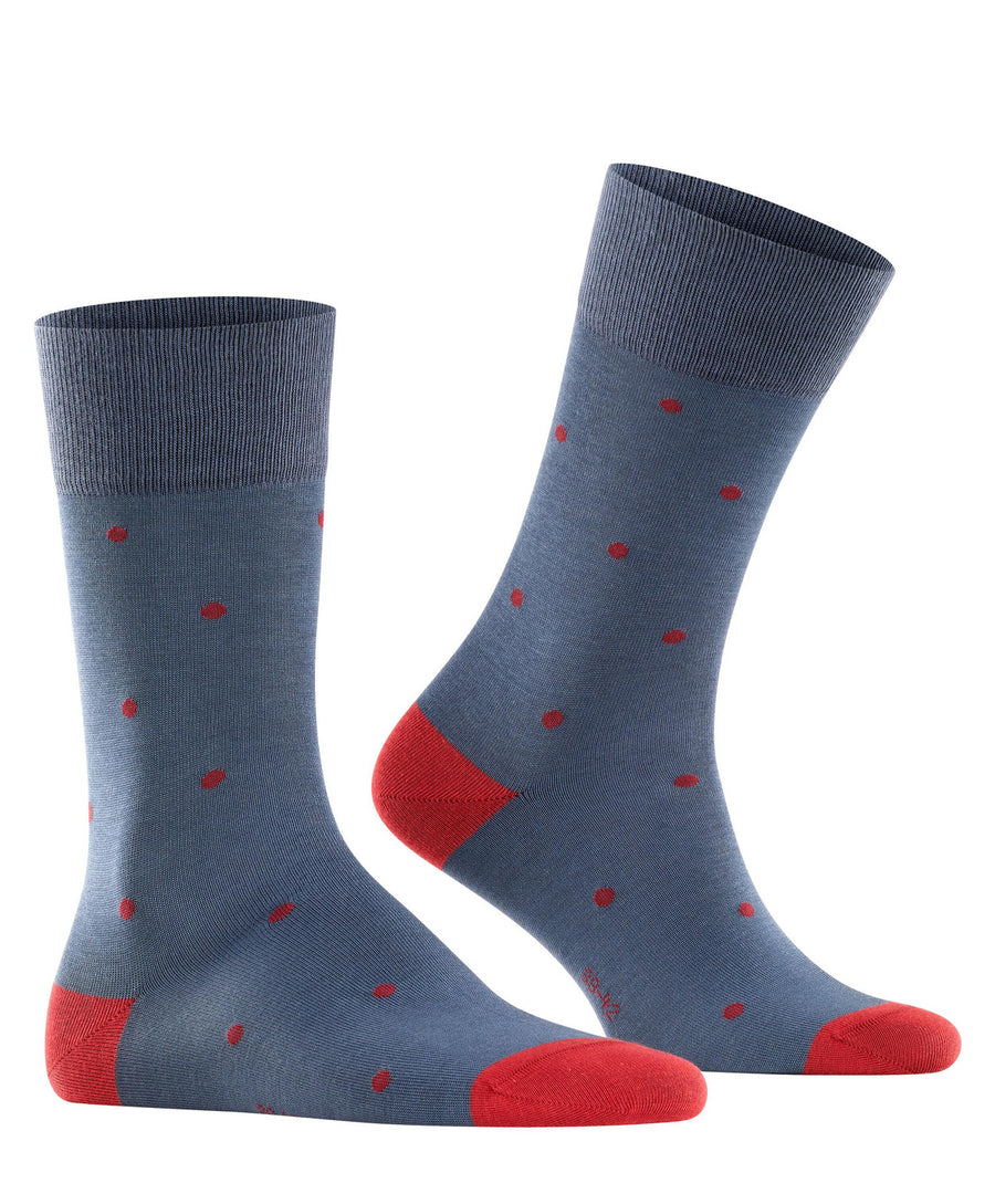 Falke 13269 6220 Dot Sock Blue/Red