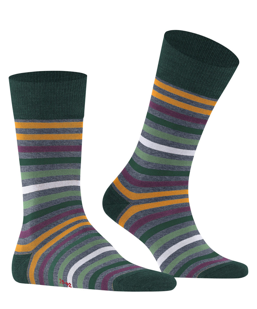 Falke 13279 6870 Tinted Stripe Sock Aqua/Black