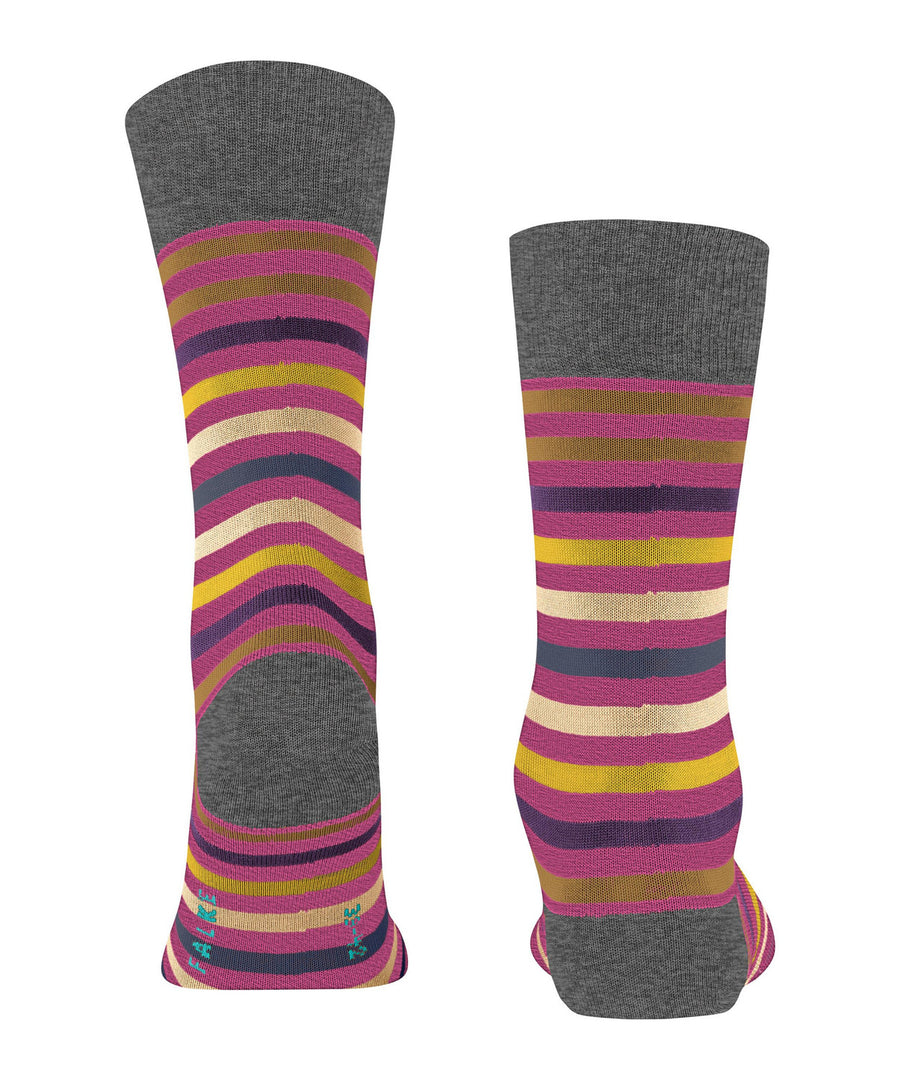 Falke 13279 8409 Tinted Stripe Sock Pink/Orchid