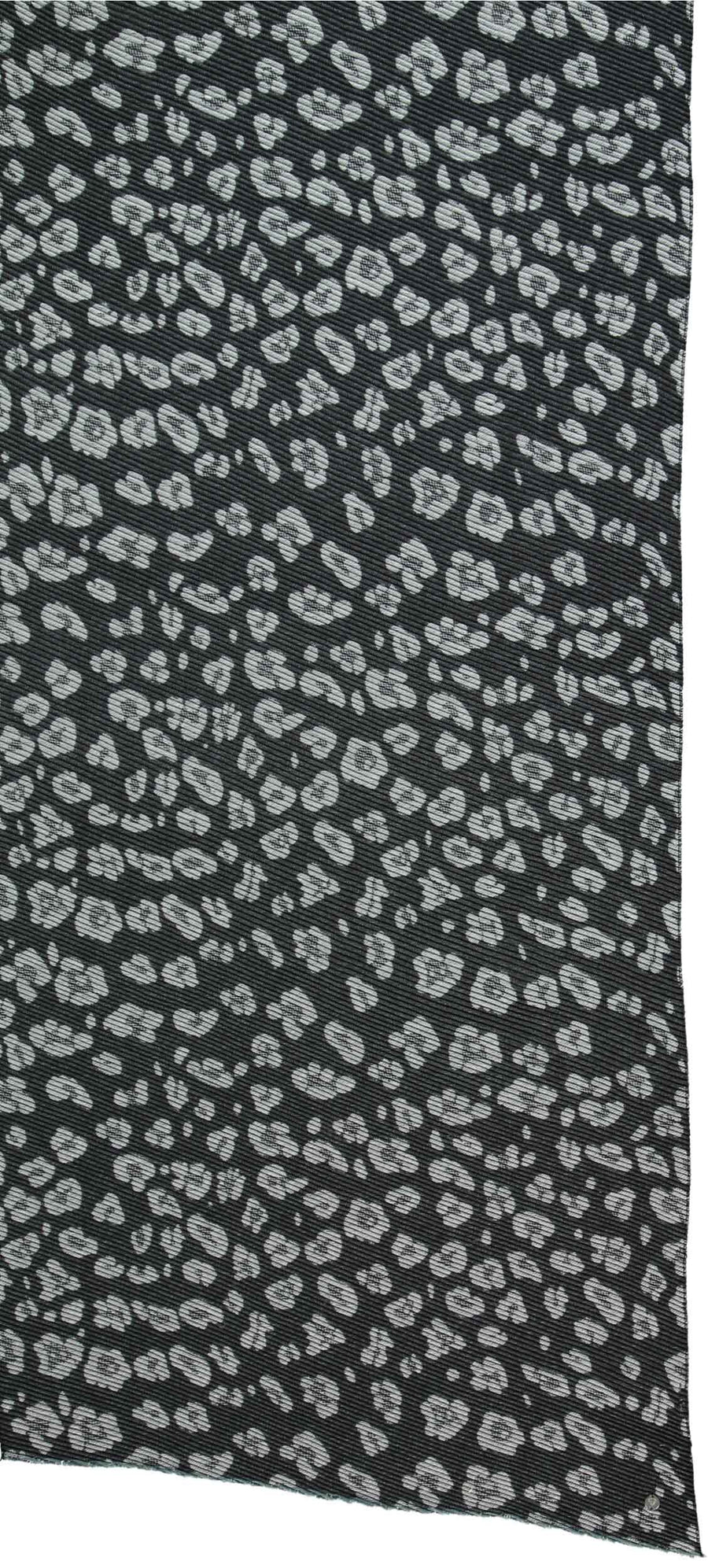 Fraas 623347 990 Black Pleated Animal Print Wrap