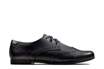 Clarks 26142825 Scala Lace Y Black Leather