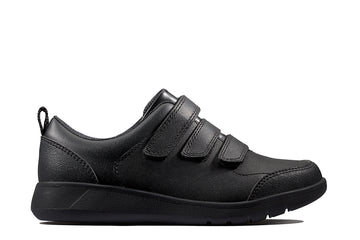 Clarks Scape Sky Y Black leather