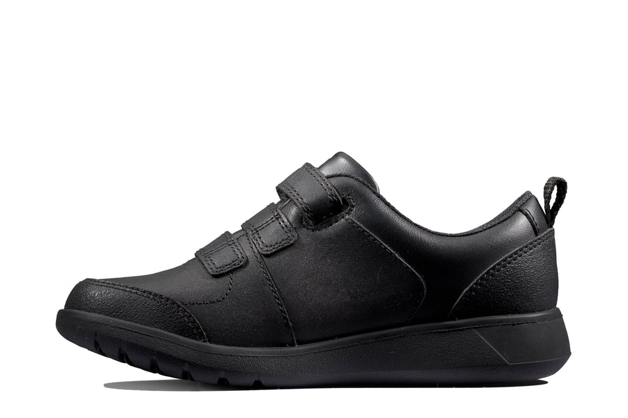 Clarks Scape Sky Y Black leather