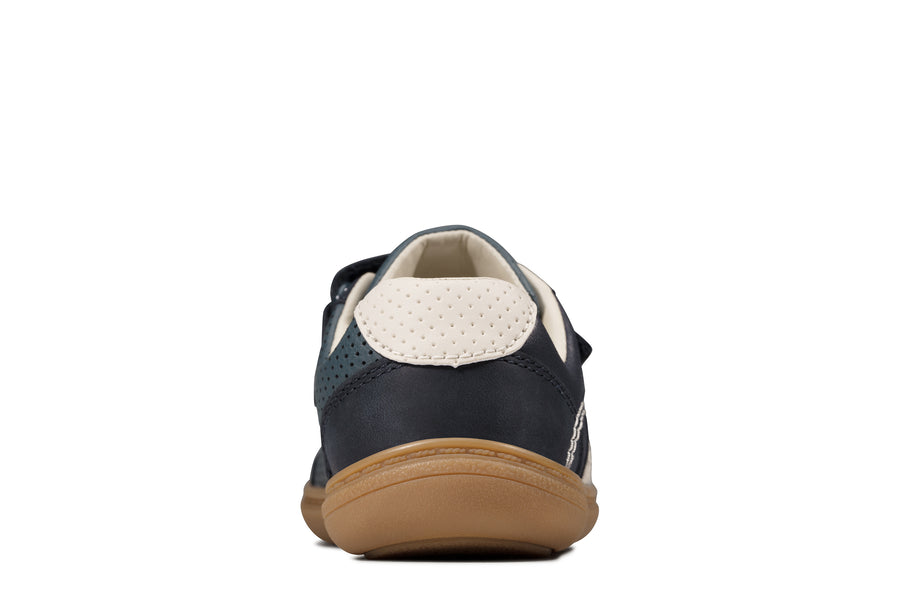 Clarks Flash Metra T Navy Leather