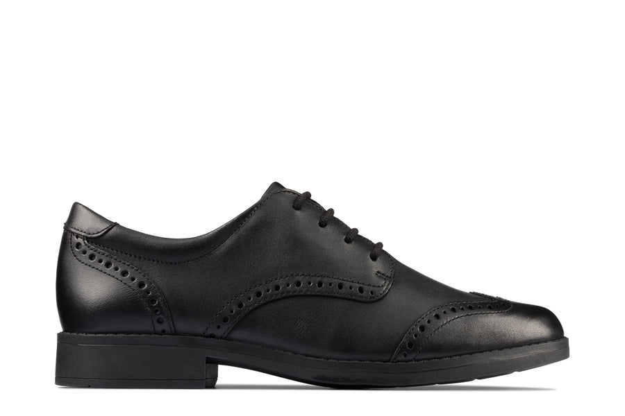 Clarks Aubrie Craft Y Black Leather