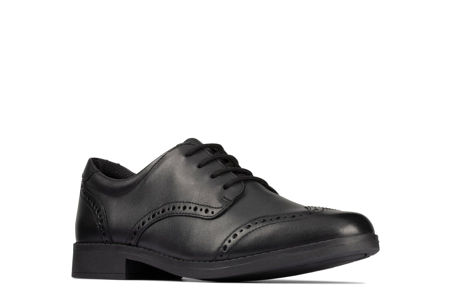 Clarks Aubrie Craft Y Black Leather