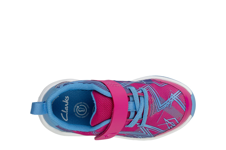Clarks Aeon Pace T Pink Combi