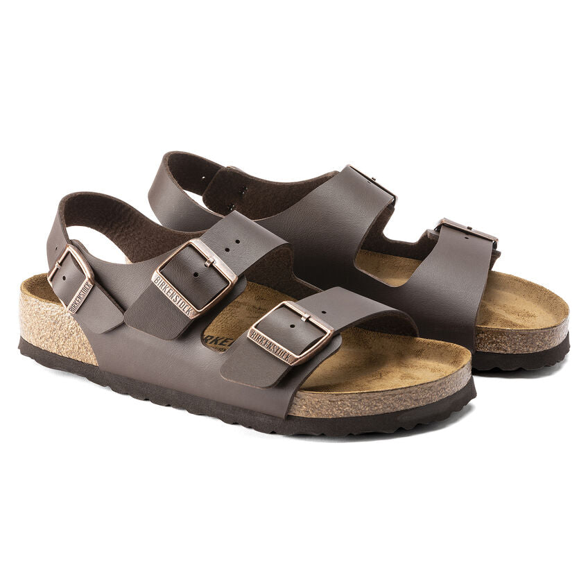 Birkenstock 34701 Milano Birko-Flor Dark Brown