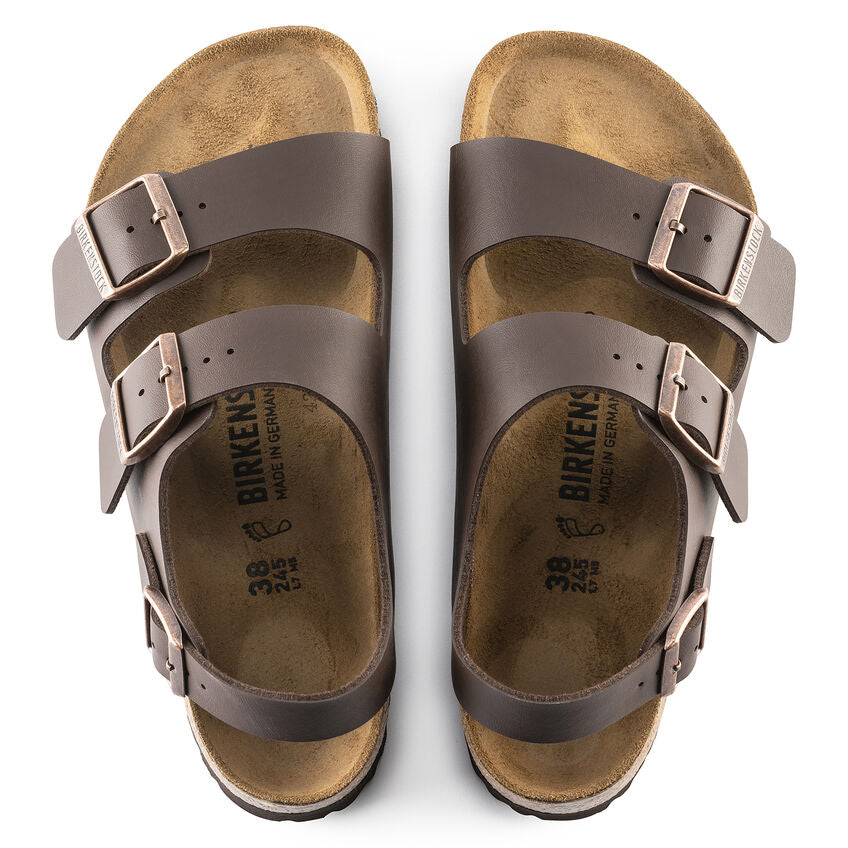 Birkenstock 34701 Milano Birko-Flor Dark Brown