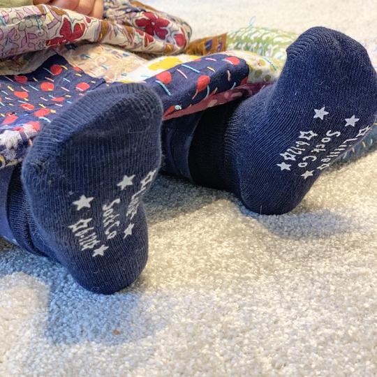 The Little Sock Company Original non-slip, stay-on socks in Navy