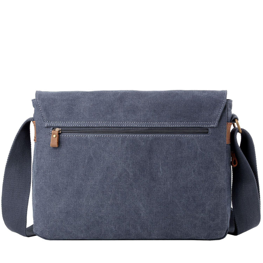 Troop London TRP0210 Classic Messenger Bag in Blue