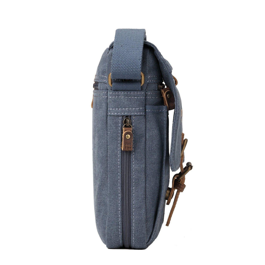 Troop London TRP0211 Classic Across Body Bag in Blue