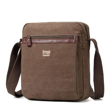 Troop London TRP0218 Classic Across Body Bag in Brown