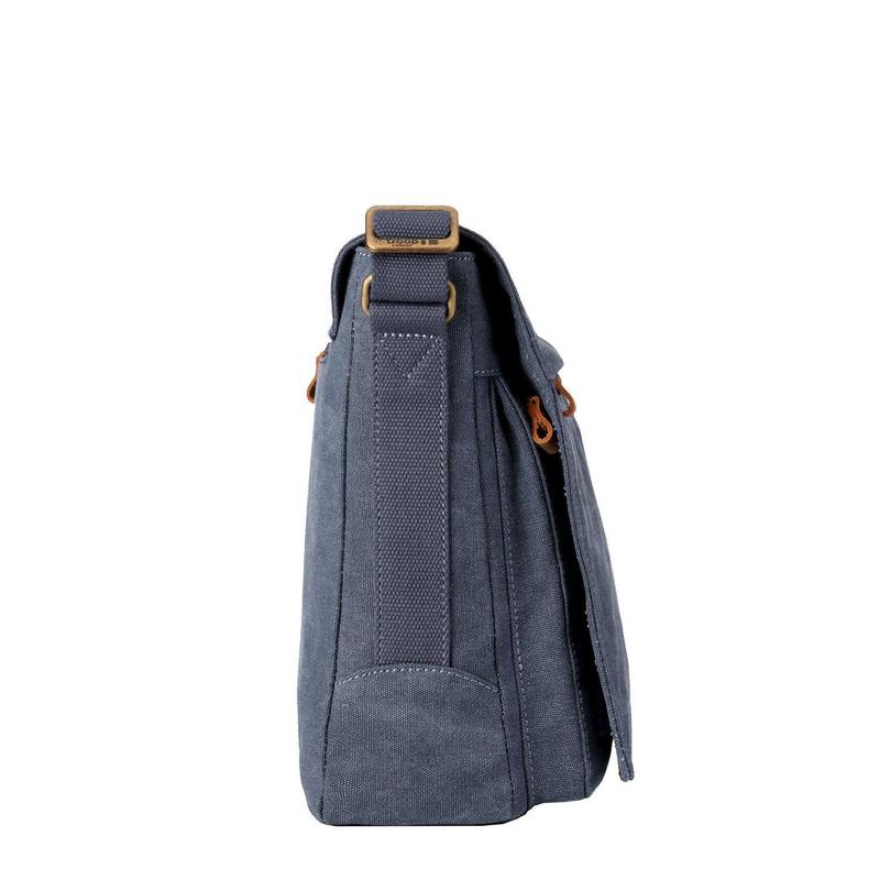 Troop London TRP0219 Classic Across Body Bag in Blue
