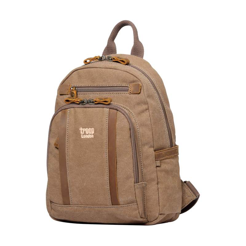 Troop London TRP0255 Classic Backpack in Brown