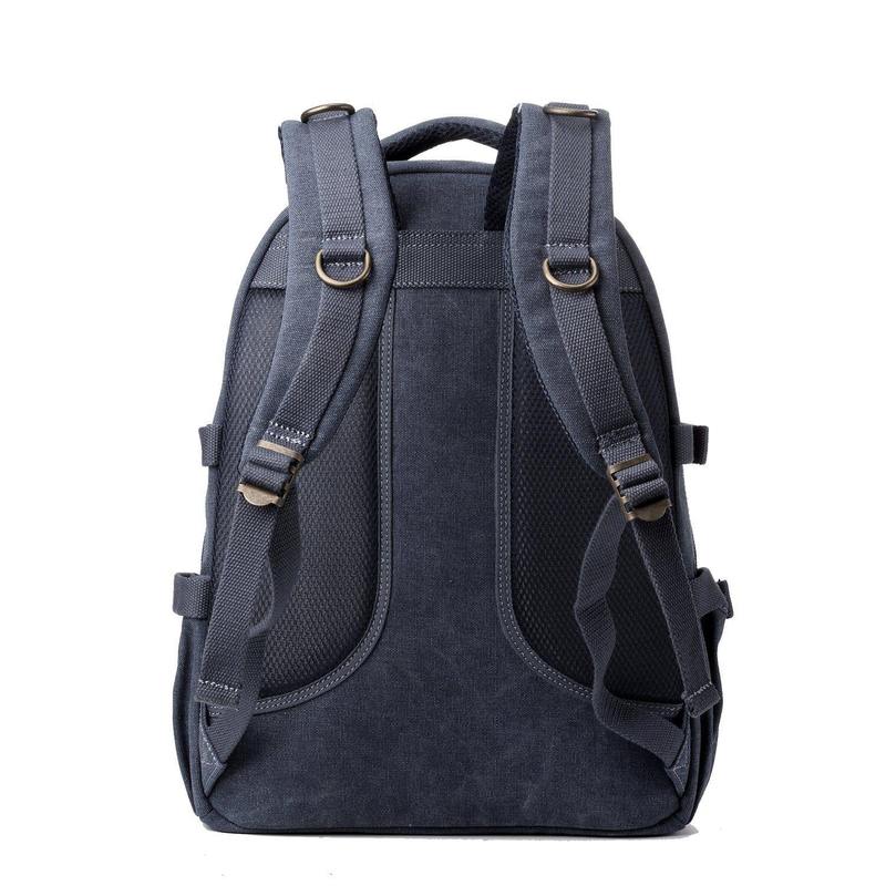 Troop London TRP0257 Classic Large Laptop Backpack in Blue