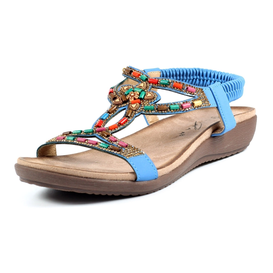 Lunar JLH331 BL Mariella Blue Sandal