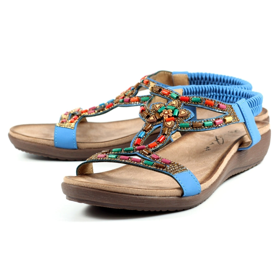 Lunar JLH331 BL Mariella Blue Sandal