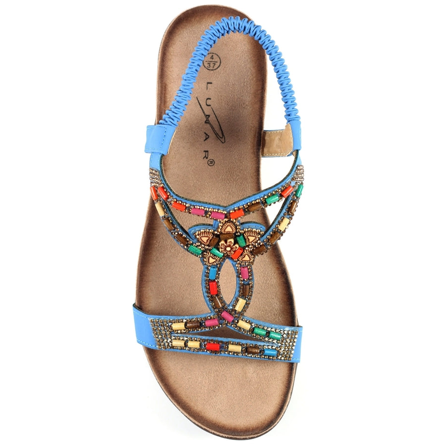 Lunar JLH331 BL Mariella Blue Sandal