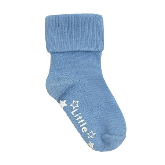 The Little Sock Company Original non-slip, stay-on socks in Ocean Blue