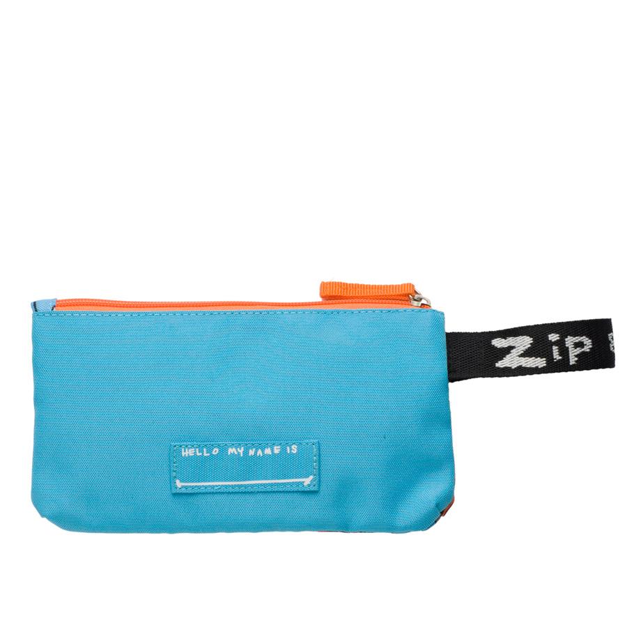 Zip and Zoe Pencil Case Robot Blue