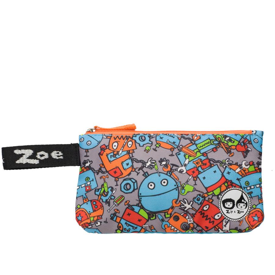 Zip and Zoe Pencil Case Robot Blue